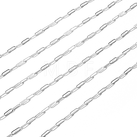 Brass Paperclip Chains CHC-T008-07S-1