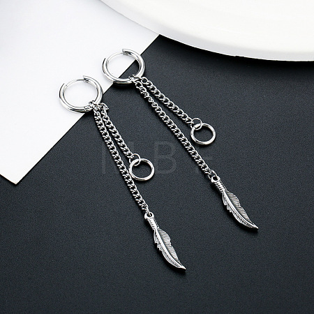 304 Stainless Steel Hoop Earrings FS-WG93B8B-06-1