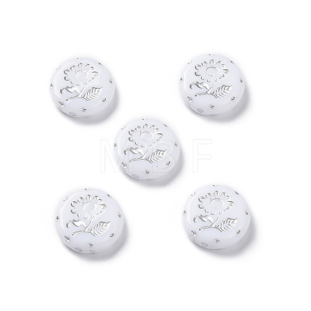 Opaque Acrylic Beads OACR-G016-27D-1