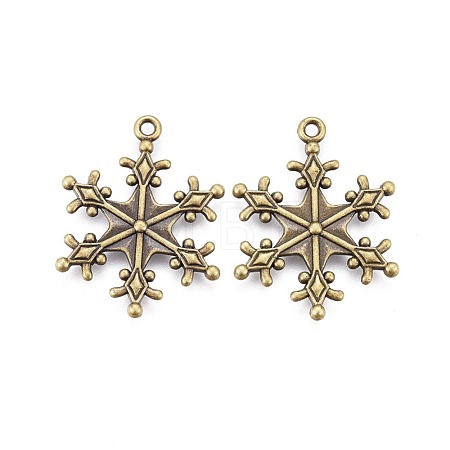 Zinc Tibetan Style Alloy Pendants TIBEP-12740-AB-LF-1