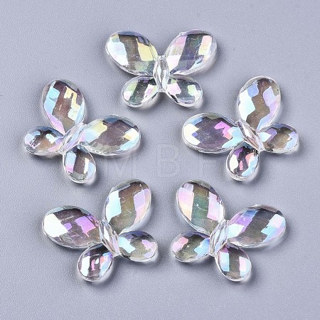 Transparent Acrylic Beads X-PACR-N010-014-1