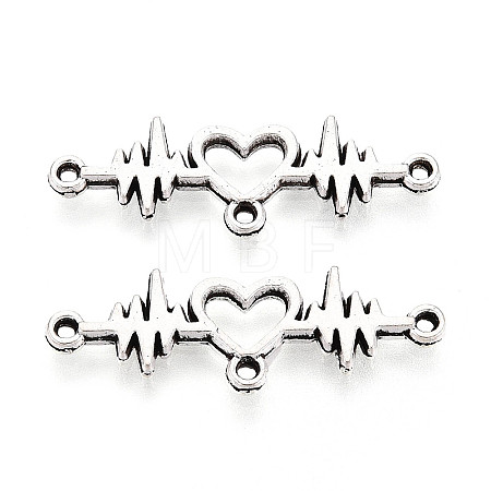 Tibetan Style Alloy Links/Connectors PALLOY-T090-93AS-1