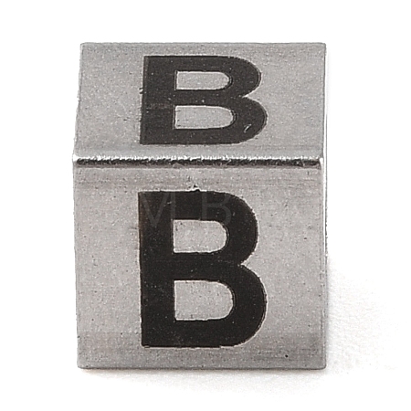 Tarnish Resistant 201 Stainless Steel European Beads STAS-M058-01B-P-1