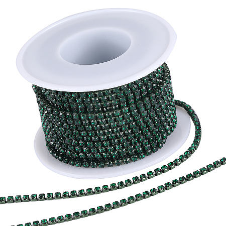 1 Roll Electrophoresis Iron Rhinestone Strass Chains CHC-GF0001-06E-1