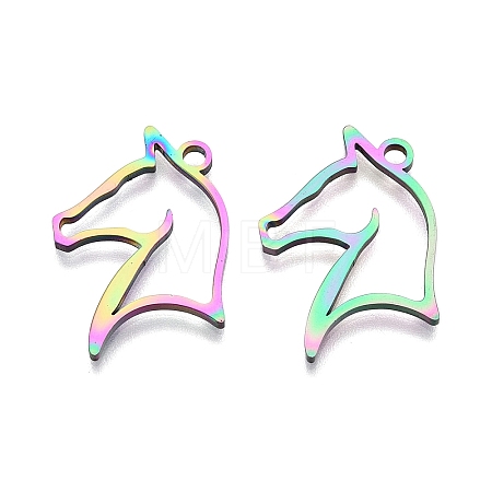 Ion Plating(IP) 201 Stainless Steel Pendants STAS-T063-167M-1