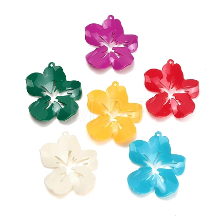 Opaque Acrylic Big Pendants AC-CBA36B6-08-1