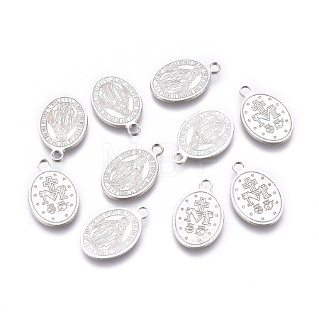 Tarnish Resistant 304 Stainless Steel Charms STAS-L247-012P-1