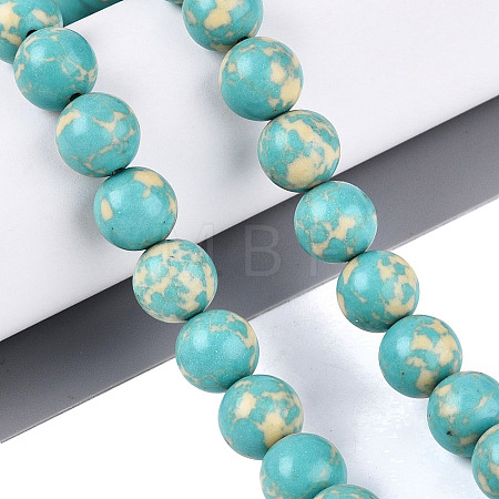 Synthetic Turquoise Beads Strands G-N364-08D-01-1