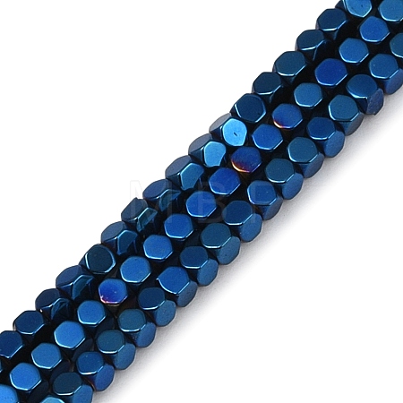 Electroplate Non-magnetic Synthetic Hematite Beads Strands G-I175-09H-1