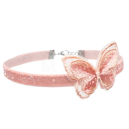 Cloth Choker Necklaces PW-WG41408-01-1
