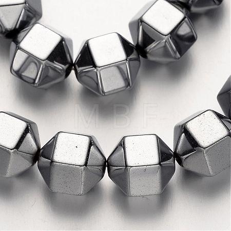 Electroplate Non-magnetic Synthetic Hematite Bead Strands G-F300-29A-01-1