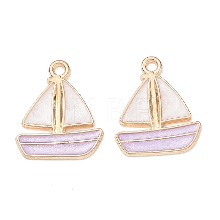 Alloy Enamel Pendants AL-CBAE435-15G-02-1
