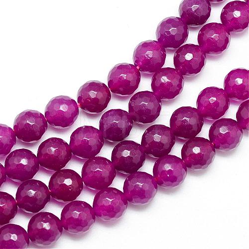 Natural White Jade Bead Strands G-R346-10mm-11-1