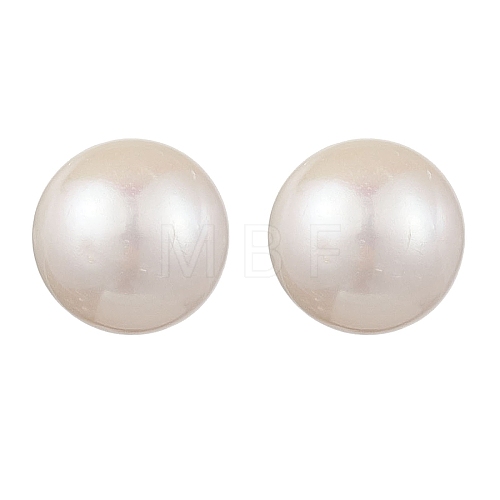 Natural Pearl Ear Studs EJEW-P286-30P-1