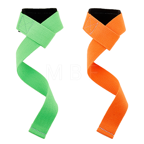 HOBBIESAY 2 Pairs 2 Colors Barbell Dumbbell Wrist Strap AJEW-HY0001-50-1