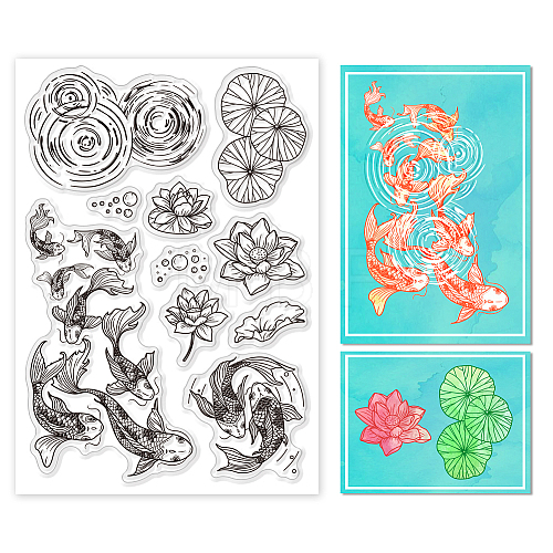 Custom PVC Plastic Clear Stamps DIY-WH0448-0573-1