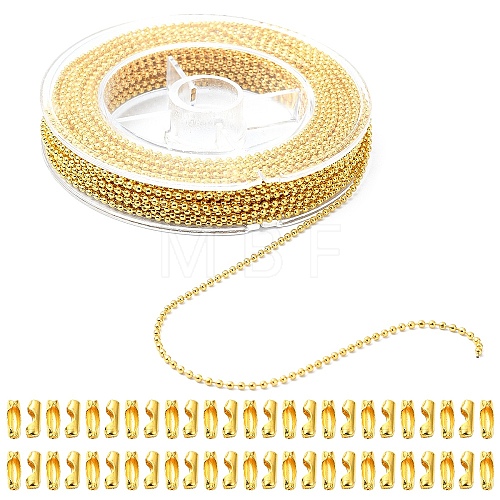 1 Roll Iron Ball Bead Chains CH-YW0002-04G-1