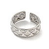 Non-Tarnish 304 Stainless Steel Finger Ring RJEW-C077-05P-2