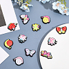 92Pcs 23 Styles Opaque Resin Cabochons RESI-CA0001-56-4