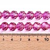 Baking Paint Transparent Glass Beads X1-DGLA-A035-T10mm-A03-5