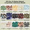  375Pcs 15 Styles Natural & Synthetic Gemstone Beads G-NB0003-87-4