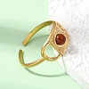 304 Stainless Steel Cuff Open Rings RJEW-F213-01G-09-2