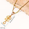 304 Stainless Steel Tassel Necklaces WG6FCB2-08-1