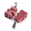 Natural Rhodonite Pendants G-G854-01P-11-2