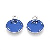 Fruit Alloy Enamel Charms PALLOY-S058-01P-20-2