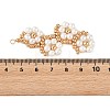 Glass Seed Beaded Big Pendants PALLOY-MZ01392-3