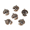 Tibetan Style Alloy Pendants X-TIBEP-10995-R-3