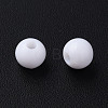 Opaque Acrylic Beads X-MACR-S370-C6mm-01-2