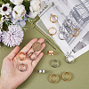 16Pcs 8 Style 201 Stainless Steel Grooved Finger Ring Settings STAS-BBC0002-32-3