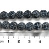 Natural Weathered Agate/Crackle Agate Beads Strands X-G-SR8MM-63-2