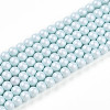 Baking Painted Pearlized Glass Pearl Bead Strands HY-N002-3mm-B01-2