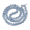 Electroplate Glass Beads Strand EGLA-S188-19-A01-2