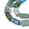 Natural Ruby in Zoisite & Flower Amazonite & Green Aventurine & Apatite Beads Strands G-Q614-01A-03-4