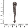 Alloy Cord End PALLOY-WH0022-03AS-3