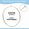 1Pc 999 Sterling Silver Wire STER-BC0001-66A-2
