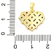 Brass Micro Pave Cubic Zirconia Pendants KK-A232-03G-3