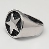 Tarnish Resistant Unique Men's Wide 304 Stainless Steel Rings RJEW-F006-032-17mm-2