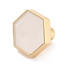 Hexagon with Marble Pattern Brass Box Handles & Knobs DIY-P054-C02-2