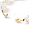 Vintage Natural Pearl Beads Bracelet BJEW-TA00035-5