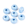 Opaque Acrylic European Beads OACR-E033-19P-1