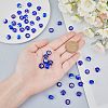 CHGCRAFT 72Pcs Handmade Evil Eye Lampwork Beads LAMP-CA0001-01-3