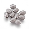 304 Stainless Steel Textured Beads STAS-E455-06P-5x6-2