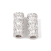 925 Sterling Silver Micro Pave Clear Cubic Zirconia Beads SE-CBAF1B2-16A-P-1