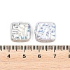 Electroplated Glass Imitation Pearl Beads GLAA-A044-03-3