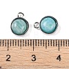 Natural Amazonite Pendants G-K372-03P-01-3