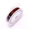 Round Copper Craft Wire CWIR-WH0001-0.5mm-10-1